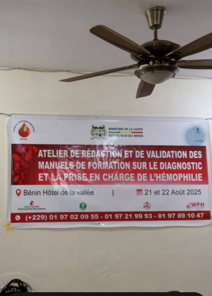 Association Béninoise des Hémophiles | ABH | Traitement Pour Tous ! - Atelier d’élaboration du manuel didactique de prise en charge de l’hémophilie Association Béninoise des Hémophiles | ABH | Traitement Pour Tous ! - Atelier d’élaboration du manuel didactique de prise en charge de l’hémophilie