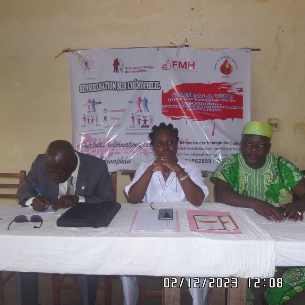 Association Béninoise des Hémophiles | ABH | Traitement Pour Tous ! - Sensibilisation sur l’hémophilie à Comè – Département du Mono Association Béninoise des Hémophiles | ABH | Traitement Pour Tous ! - Sensibilisation sur l’hémophilie à Comè – Département du Mono