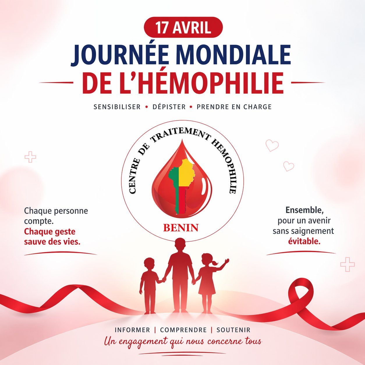 Association Béninoise des Hémophiles | ABH | Traitement Pour Tous ! - Journée mondiale de l’hémophilie