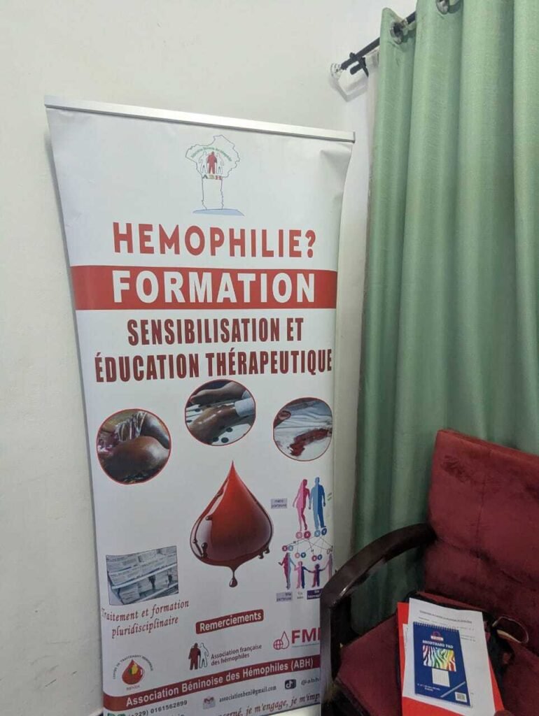 Association Béninoise des Hémophiles | ABH | Traitement Pour Tous ! - Atelier de formation des formateurs sur les stratégies de sensibilisation, d’identification et de diagnostic des troubles de la coagulation Association Béninoise des Hémophiles | ABH | Traitement Pour Tous ! - Atelier de formation des formateurs sur les stratégies de sensibilisation, d’identification et de diagnostic des troubles de la coagulation